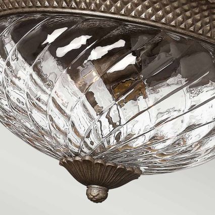 Hinkley - Plafonsko svetlo PLANTATION 3xE27/60W/230V u bronzanoj boji