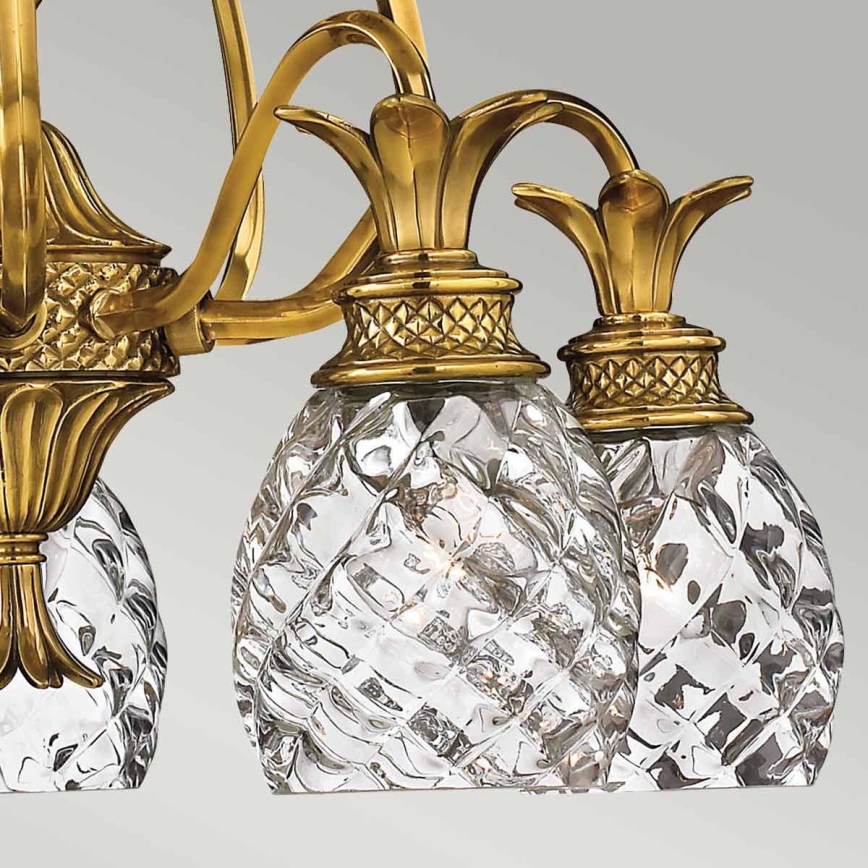 Hinkley - Luster na lancu PLANTATION 5xE27/60W/230V zlatna