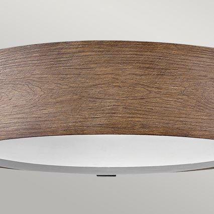 Hinkley - Plafonsko svetlo SAWYER 3xE14/40W/230V prečnika 38 cm sekvoja/smeđa
