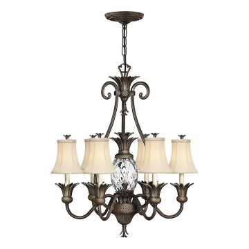 Hinkley - Luster na lancu PLANTATION 7xE14/40W/230V bronzana