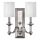 Hinkley - Zidno svetlo SUSSEX 2xE14/40W/230V mat hrom