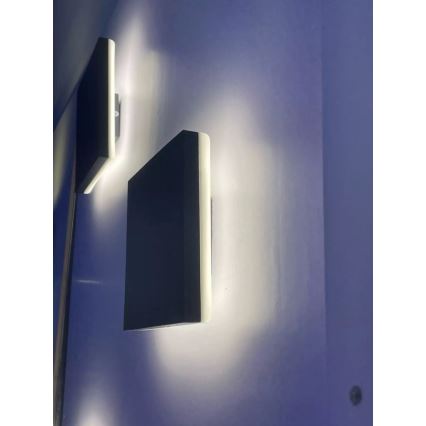 HÖFFTECH - LED spoljašnja zidna svetiljka LED/10W/230V kvadratna IP65