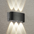 HÖFFTECH - LED spoljašnje zidno svetlo UP&DOWN 6xLED/1W/230V IP65