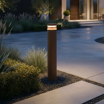 Ideal Lux - BOEING LED spoljašnja lampa 14W/230V 100 cm CRI 90 IP65 braon