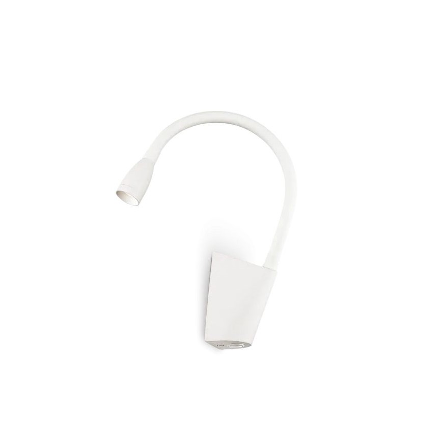 Ideal Lux - Fleksibilna LED lampica GOOSE LED/3W/230V CRI 90 bela