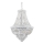 Ideal Lux - Kristalni luster na lancu DUBAI 24xE14/28W/230V prečnik 80 cm sjajni hrom