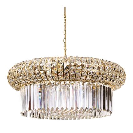 Ideal Lux - Kristalni luster na lancu NABUCCO, 16 x E14/40W/230V, prečnik 70 cm, zlatni