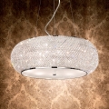 Ideal Lux - Kristalni luster PASHA 10xE14/40W/230V Ø 55 cm sjajni hrom