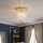 Ideal Lux - Kristalni plafonski luster CARLTON 12xE14/40W/230V preč. 50 cm zlatni