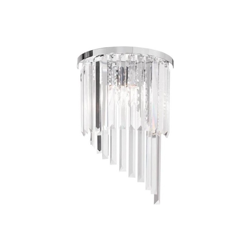 Ideal Lux - Kristalno zidno svetlo CARLTON 3xE14/40W/230V, sjajni hrom