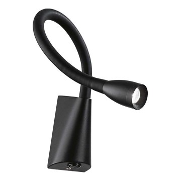 Ideal Lux - LED fleksibilna lampica GOOSE LED/3W/230V CRI 90 crna