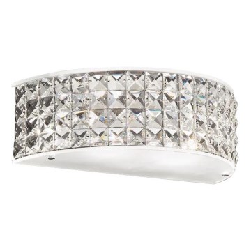 Ideal Lux - LED kristalna zidna svetiljka ROMA 2xG9/3W/230V sjajni hrom