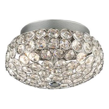 Ideal Lux - LED kristalno plafonsko svetlo KING 3xG9/3W/230V, prečnik 25,5 cm, sjajni hrom