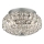 Ideal Lux - LED kristalno plafonsko svetlo KING 3xG9/3W/230V, prečnik 25,5 cm, sjajni hrom
