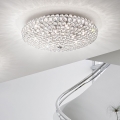 Ideal Lux - LED kristalno plafonsko svetlo KING 9xG9/3W/230V prečnik 53,5 cm, sjajni hrom