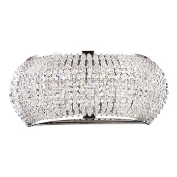 Ideal Lux - LED kristalno zidno svetlo PASHA 3xG9/3W/230V polirani hrom