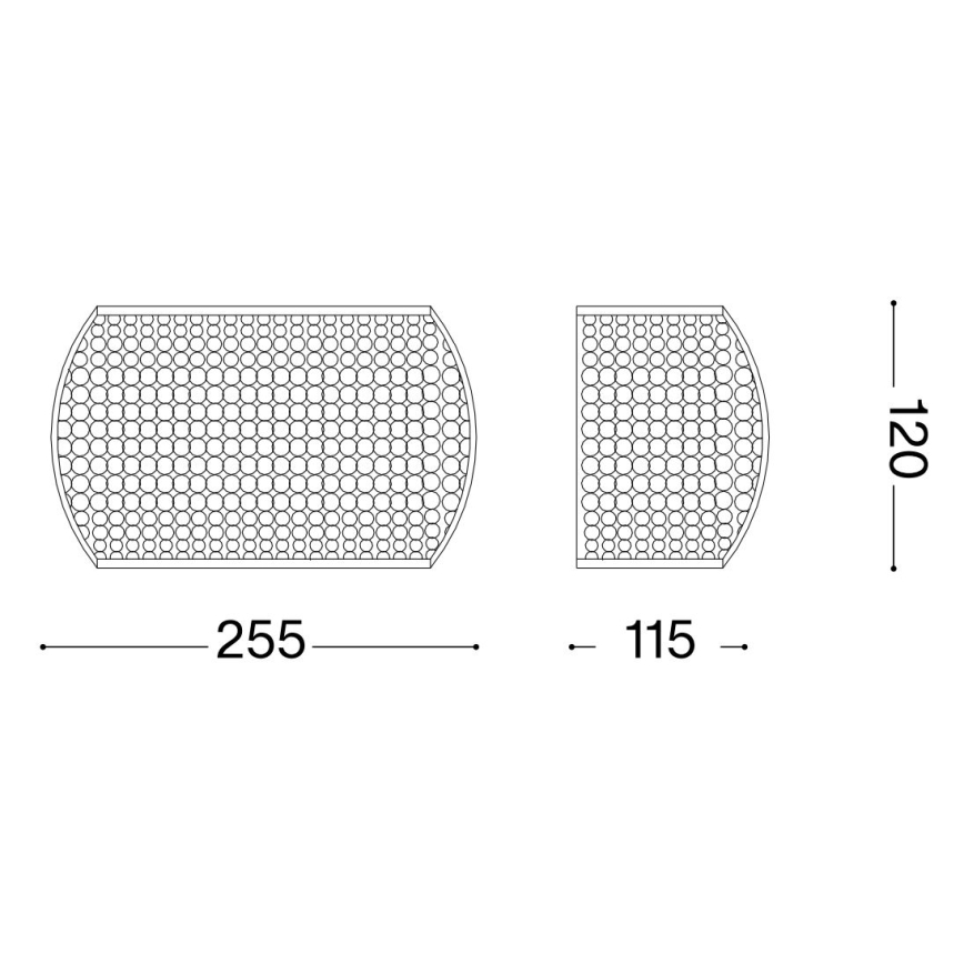 Ideal Lux - LED kristalno zidno svetlo PASHA 3xG9/3W/230V polirani hrom