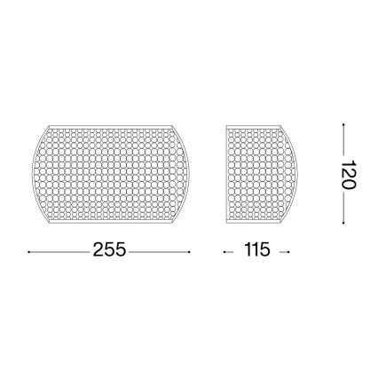 Ideal Lux - LED kristalno zidno svetlo PASHA 3xG9/3W/230V zlatno