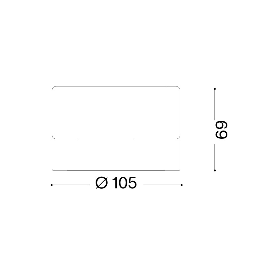 Ideal Lux - LED plafonsko svetlo za kupatilo LOLLY 1xGX53/9W/230V Ø 10,5 cm IP44 zlatna/dimljena bež