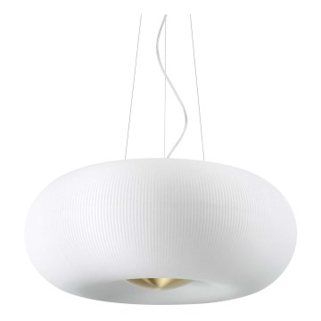 Ideal Lux - LED luster na sajli ARIZONA 5xGX53/9W/230V, prečnik 52 cm, bela
