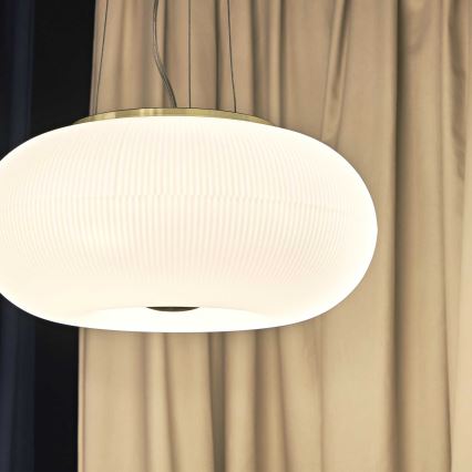 Ideal Lux - LED luster na sajli ARIZONA 5xGX53/9W/230V, prečnik 52 cm, bela