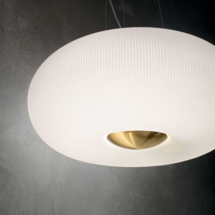 Ideal Lux - LED luster na sajli ARIZONA 5xGX53/9W/230V, prečnik 52 cm, bela