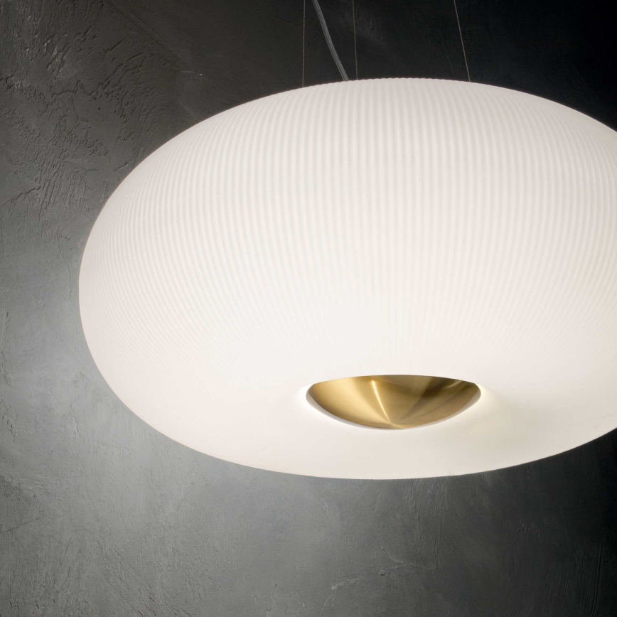 Ideal Lux - LED luster na sajli ARIZONA 5xGX53/9W/230V, prečnik 52 cm, bela