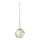 Ideal Lux - LED luster na sajli BLOOM 1xG9/3W/230V prečnik 11,5 cm zlatna/zadimljena bež
