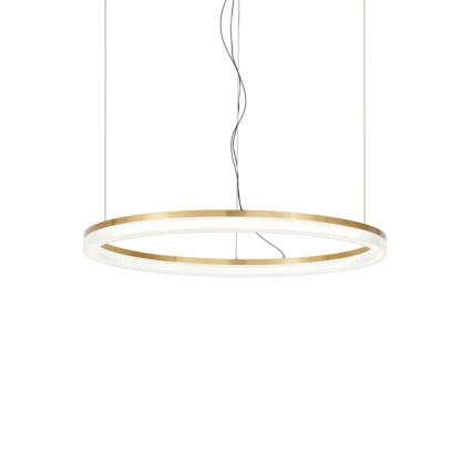 Ideal Lux - LED luster na sajli CROWN LED/30W/230V 3000K prečnik 60 cm CRI 90 mesing