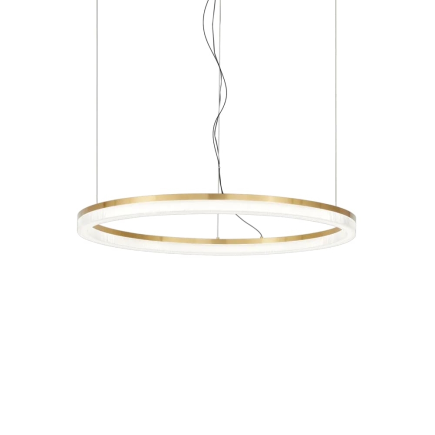 Ideal Lux - LED luster na sajli CROWN LED/30W/230V 3000K prečnik 60 cm CRI 90 mesing