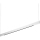 Ideal Lux - LED luster na sajli DESK ACCENT LED/36W/230V CRI 90 120 cm bela