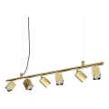 Ideal Lux - LED luster na sajli DYNAMITE 6xGU10/7W/230V CRI 90 mesing
