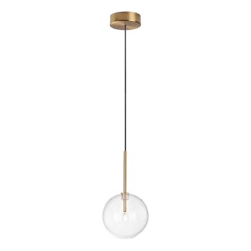 Ideal Lux - LED luster na sajli EQUINOXE 1xG4/2W/230V prečnik 15 cm mesing/proziran