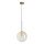 Ideal Lux - LED luster na sajli EQUINOXE 1xG4/2W/230V Ø 25 cm mesing/zadimljeno