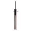 Ideal Lux - LED luster na sajli FLAM LED/10W/230V, prečnik 6 cm, CRI 90, siva