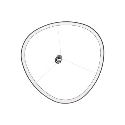 Ideal Lux - LED luster na sajli GEMINI LED/36W/230V 2700K prečnik 42,5 cm CRI 90 crna