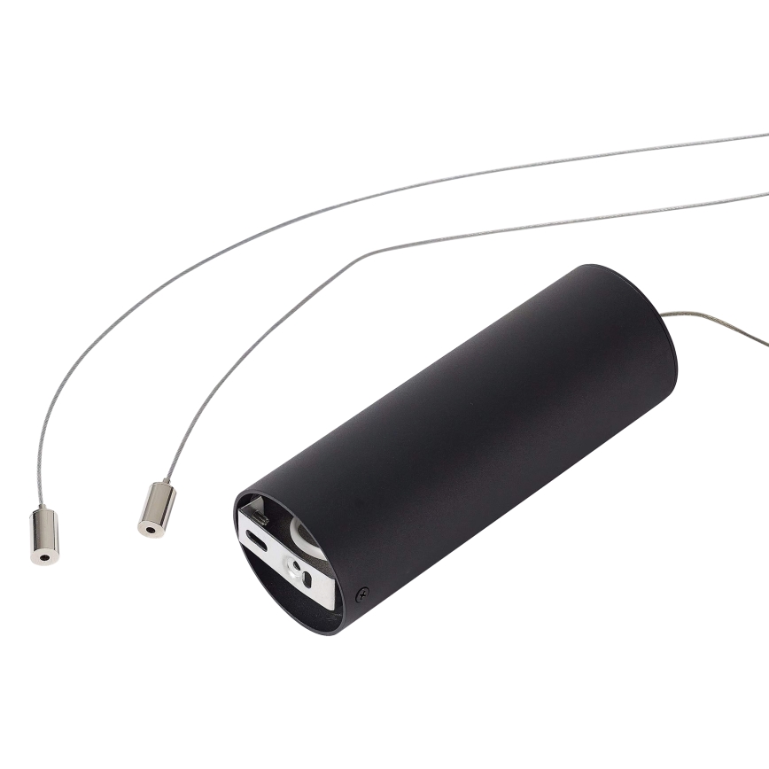 Ideal Lux - LED luster na sajli GEMINI LED/36W/230V 4000K, prečnik 42,5 cm, CRI 90, crna