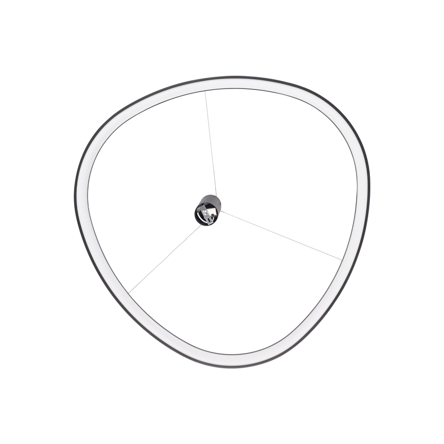 Ideal Lux - LED luster na sajli GEMINI LED/47W/230V 2700K Ø 61 cm CRI 90 crna