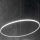Ideal Lux - LED luster na sajli HULAHOOP LED/28W/230V 3000K prečnik 61 cm CRI 90 bela