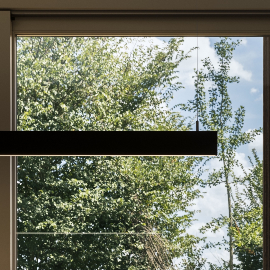 Ideal Lux - LED luster na sajli LINUS LED/32W/230V 3000K CRI 90 120 cm crna