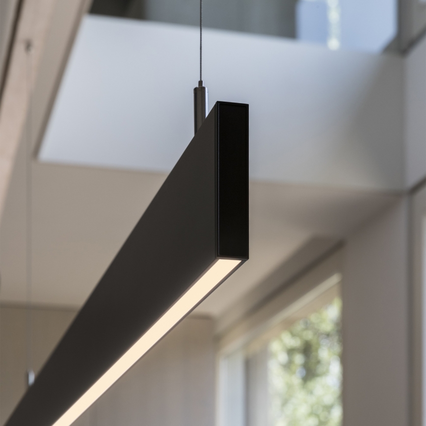 Ideal Lux - LED luster na sajli LINUS LED/32W/230V 3000K CRI 90 120 cm crna