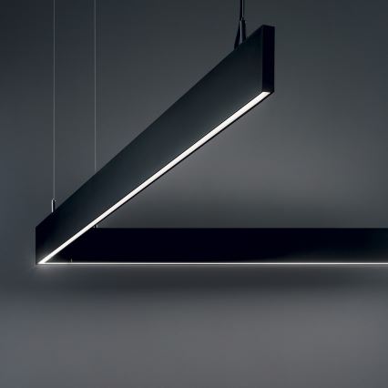 Ideal Lux - LED luster na sajli LINUS LED/32W/230V 3000K CRI 90 120 cm crna