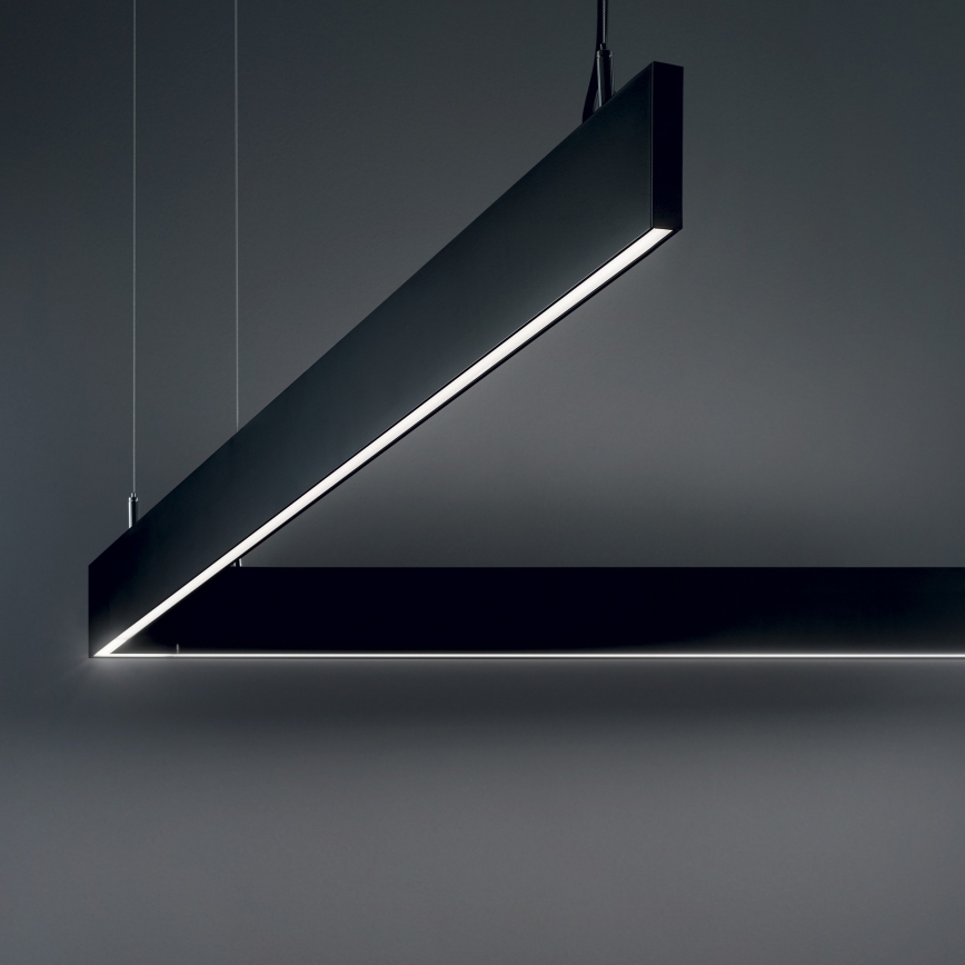 Ideal Lux - LED luster na sajli LINUS LED/32W/230V 4000K CRI 90 120 cm crna