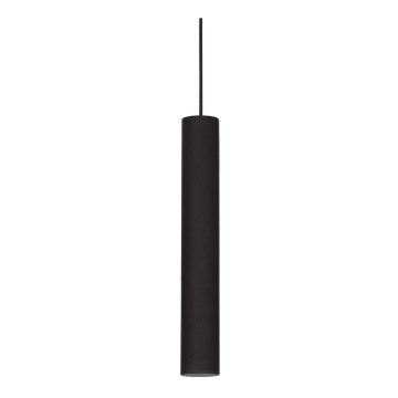 Ideal Lux - LED luster na sajli LOOK 1xGU10/7W/230V CRI 90, prečnik 6 cm, crna