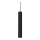 Ideal Lux - LED luster na sajli LOOK 1xGU10/7W/230V CRI 90, prečnik 6 cm, crna