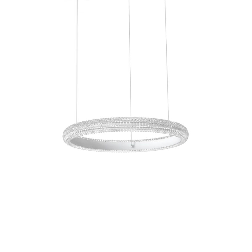 Ideal Lux - LED luster na sajli MIRACLE LED/25W/230V pr. 40 cm CRI 90 mat hrom