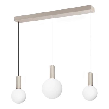 Ideal Lux - LED luster na sajli ODEON LED/20W/230V CRI 90 bež/bela