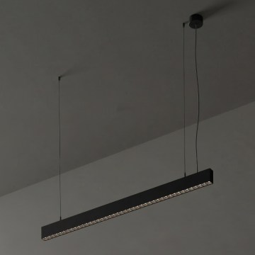 Ideal Lux - LED luster na sajli OFFICE LED/30W/230V 3000K CRI 90 crna