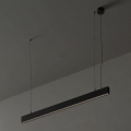 Ideal Lux - LED luster na sajli OFFICE LED/30W/230V 4000K CRI 90 crna