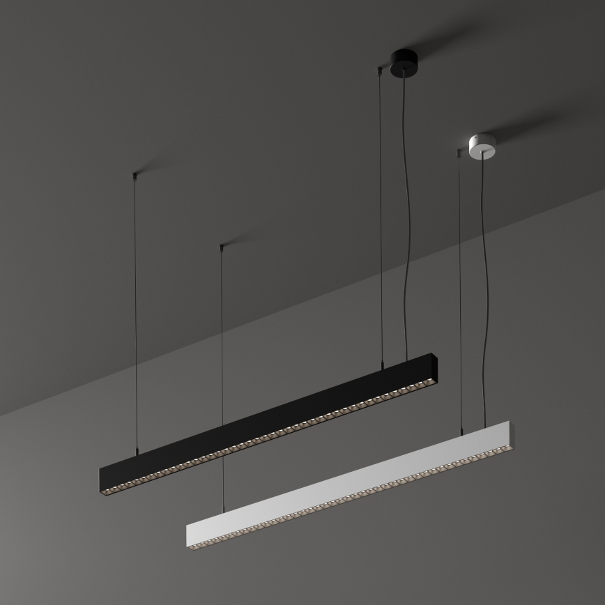 Ideal Lux - LED luster na sajli OFFICE LED/30W/230V 4000K CRI 90 crna